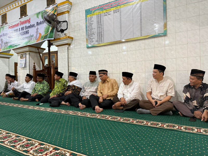 UNP dan PW DMI Sumbar Bersinergi di Safari Ramadhan