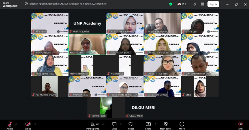 UPT Diklat dan Sertifikasi UNP Gelar Pelatihan Applied Approach bagi Dosen Perguruan Tinggi Mitra