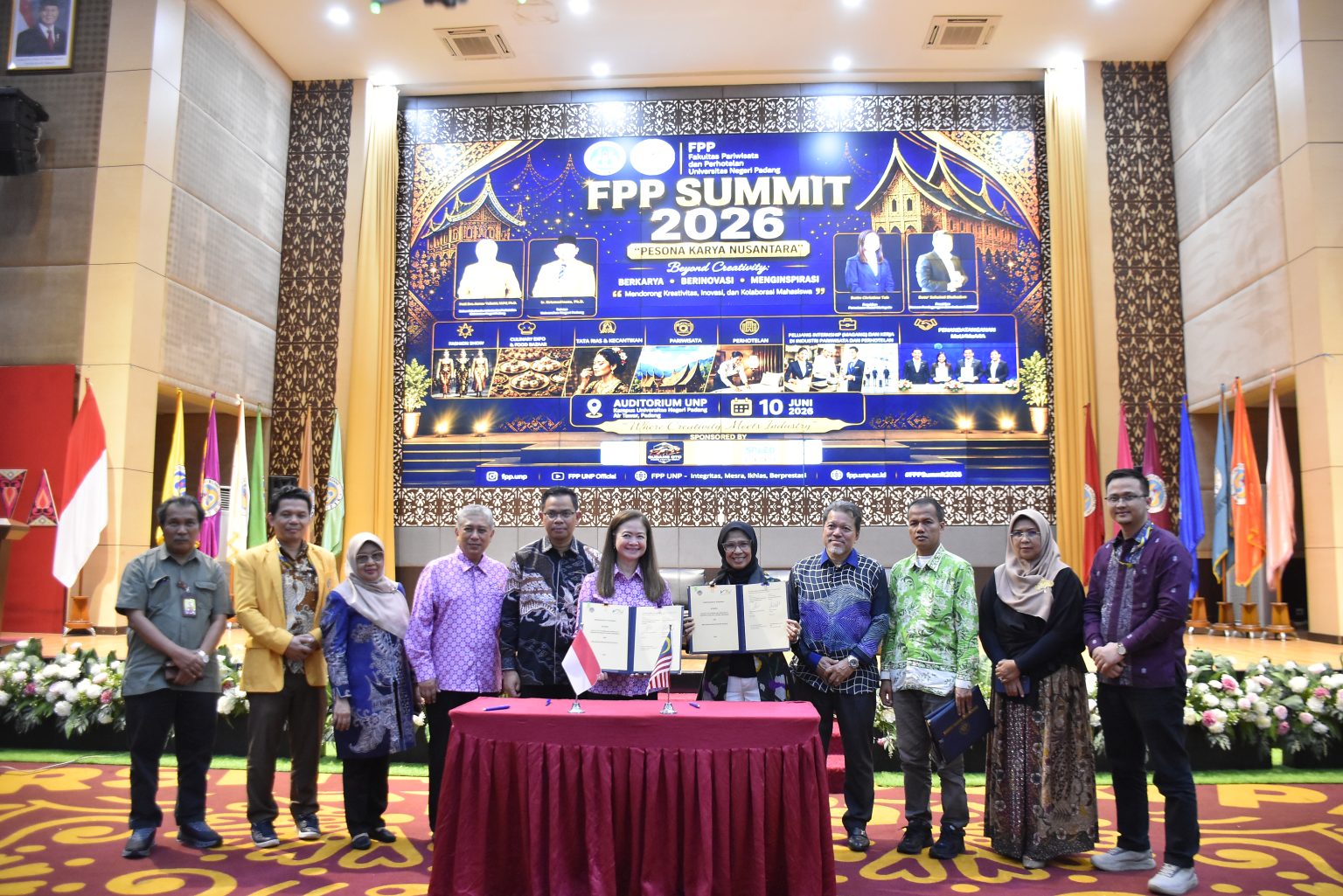 FPP Summit 2026 Resmi Digelar, Pesona Gaya Nusantara Universitas Negeri Padang
