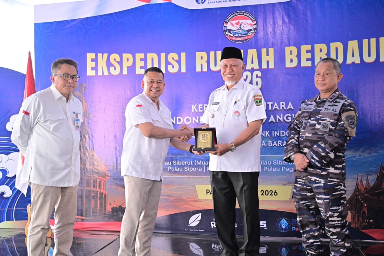 Gubernur Mahyeldi Ansharullah Lepas Ekspedisi Rupiah Berdaulat 2026 ke Kepulauan Mentawai