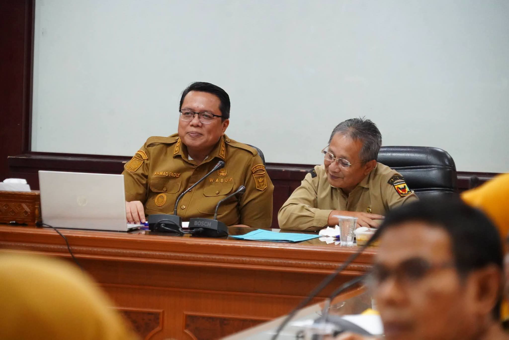 Jaga Stabilitas Harga, Wabup Ahmad Fadly Hadiri Rakor Pengendalian Inflasi dan Sosialisasi Penyelenggaraan Jaminan Produk Halal