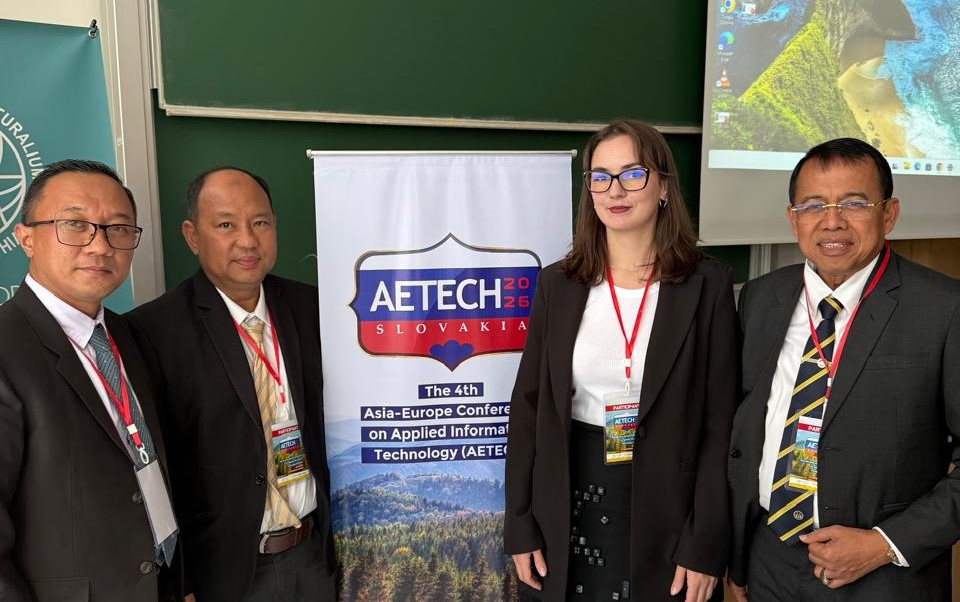 Tiga Dosen Universitas Negeri Padang Presentasikan Hasil Riset di Slovakia melalui Pendanaan Hibah Equity