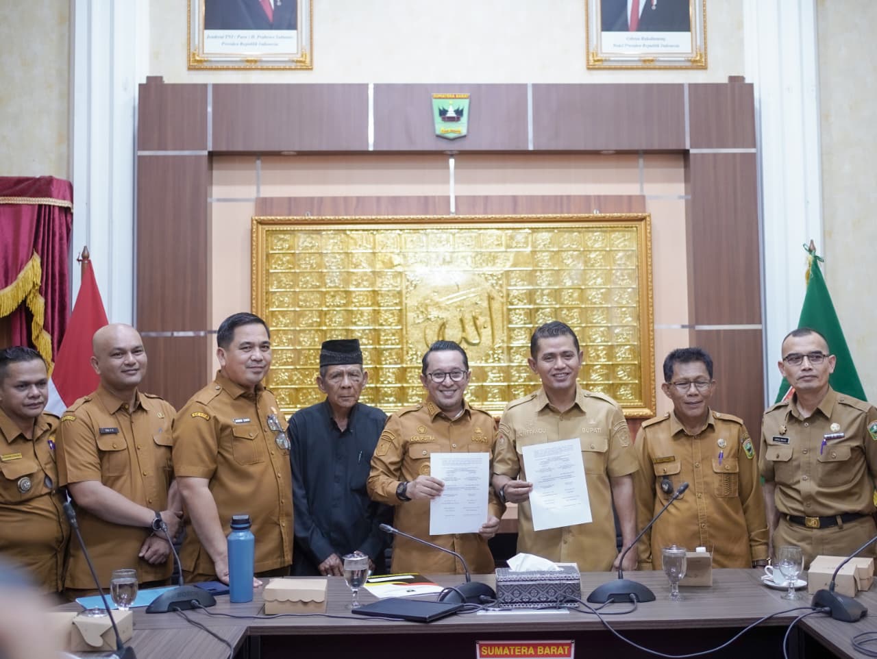 Bupati Solok Jon Firman Pandu Hadiri Fasilitasi Penetapan Batas Wilayah Kabupaten Solok dan Kabupaten Tanah Datar