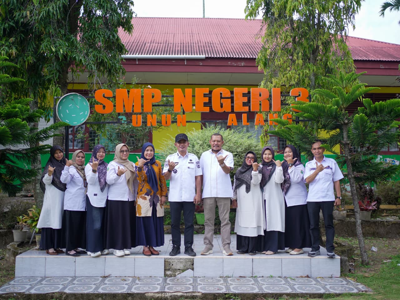 Bupati Solok Jon Firman Pandu Tinjau Progres Revitalisasi SMPN 3 Gunung Talang