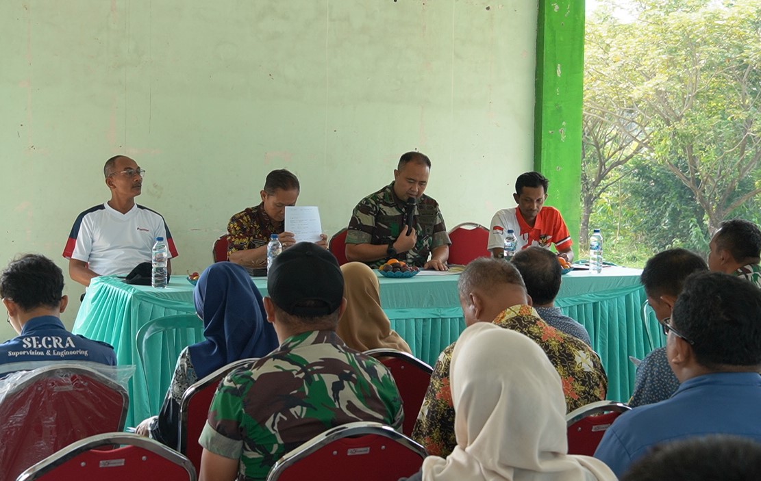 Kodim 0813 Bojonegoro Sosialisasi Program TMMD 129 Tahun 2026 di Desa Kesongo Kedungadem
