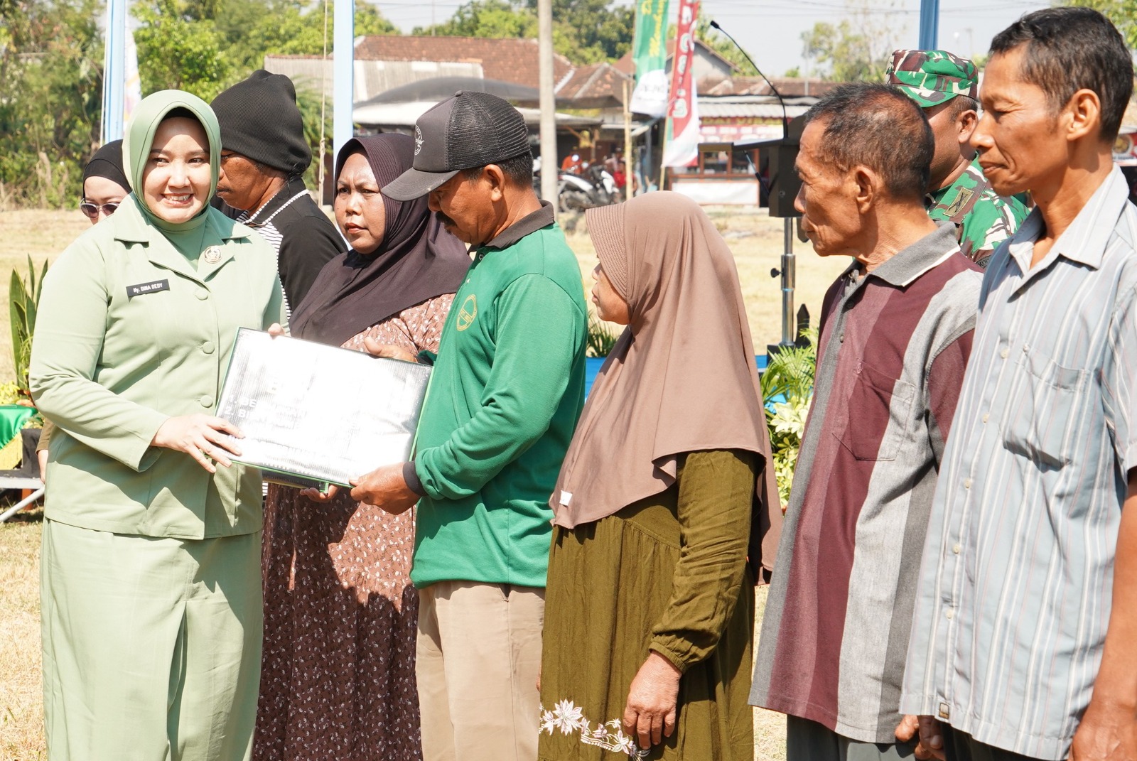Komiten Persit Sukseskan TMMD ke- 129 Kodim 0813 Bojonegoro Tahun 2026 di Kesongo