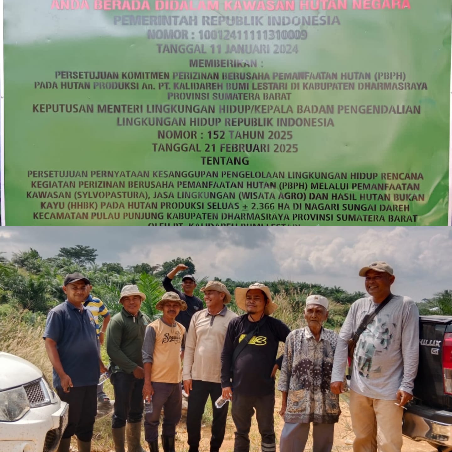 Ninik Mamak Sikabau Dharmasraya Somasi Putusan Dua Kementerian Terkait Izin Pemanfaatan Hutan PT KBL