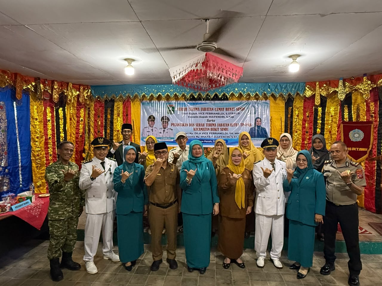 Pemerintah Kabupaten Solok Gelar Sertijab Camat Bukik Sundi dan Pelantikan Ketua TP PKK.