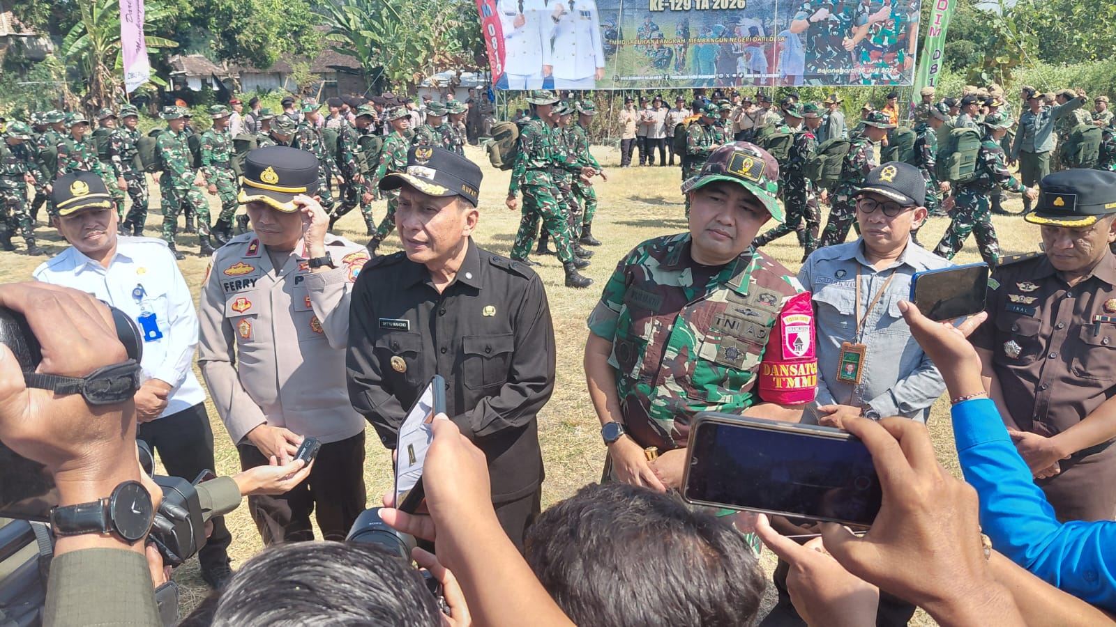 Resmi Dibuka, TMMD 129 Tahun 2026 Bojonegoro Jadi Motor Pembangunan Diwilayah Pedesaan