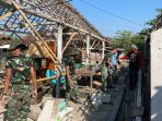 Satgas TMMD ke- 129 Kodim 0813 Bojonegoro Tingkatkan Kualitas Rumah Milik Samijan