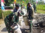 TMMD Reguler ke-129 Kodim 0714 Salatiga, Jalan Cukil - Kaliwarak Makin Terlihat