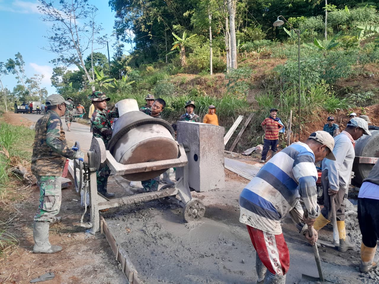TMMD Reguler ke-129 Kodim 0714 Salatiga, Kemanunggalan menjadikan kekuatan dan kemajuan Desa Cukil.