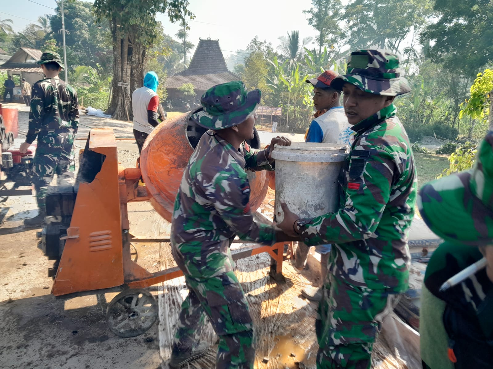 TMMD Reguler ke-129 Tahun 2026, Semangat Kerja Gotong Royong Mewujudkan Cita dan Impian Warga Desa Cukil.