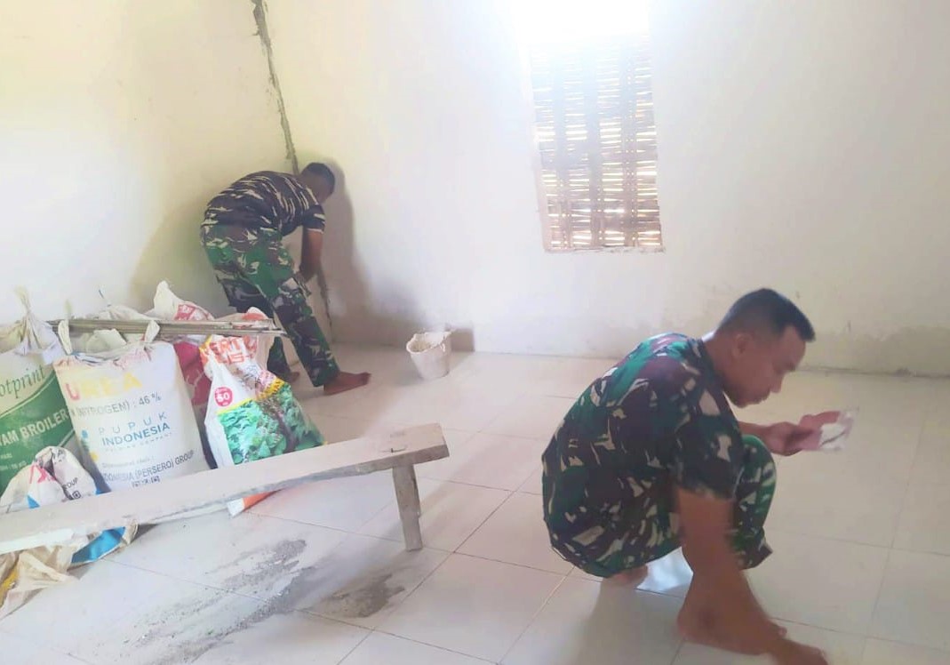 TMMD ke-129 Kodim 0813 Bojonegoro, Hadirkan Senyum Kebahagiaan Mbah Kasiman di Dusun Mundu