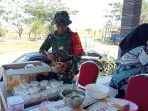 TMMD ke-129 Kodim 0813 Bojonegoro, Olah Adonan Donat, Lettu Purnomo Luluhkan Hati Warga Kesongo