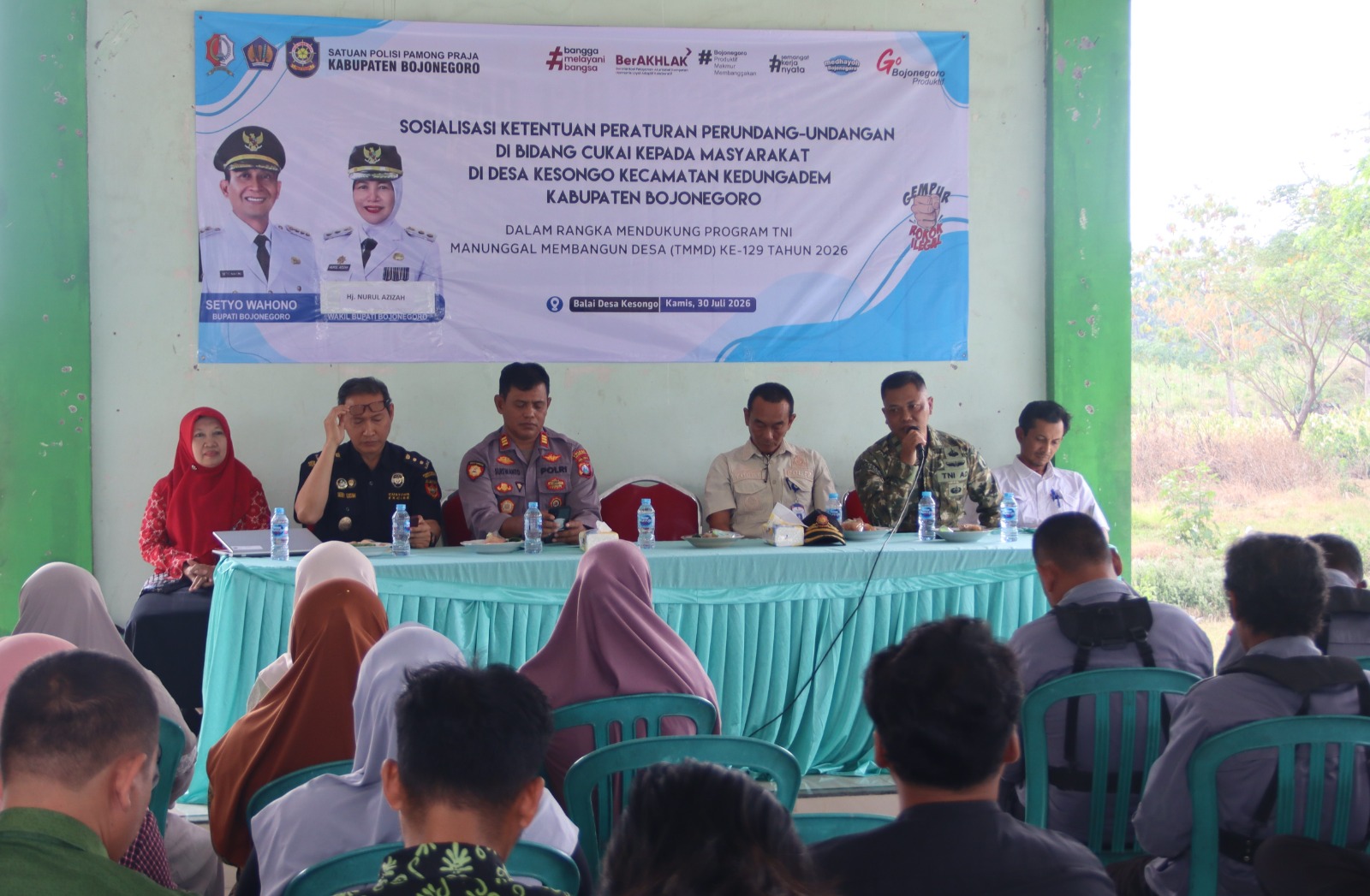 TMMD ke-129 Kodim 0813 Bojonegoro Perkuat Benteng Hukum dan Kesejahteraan Warga Kesongo
