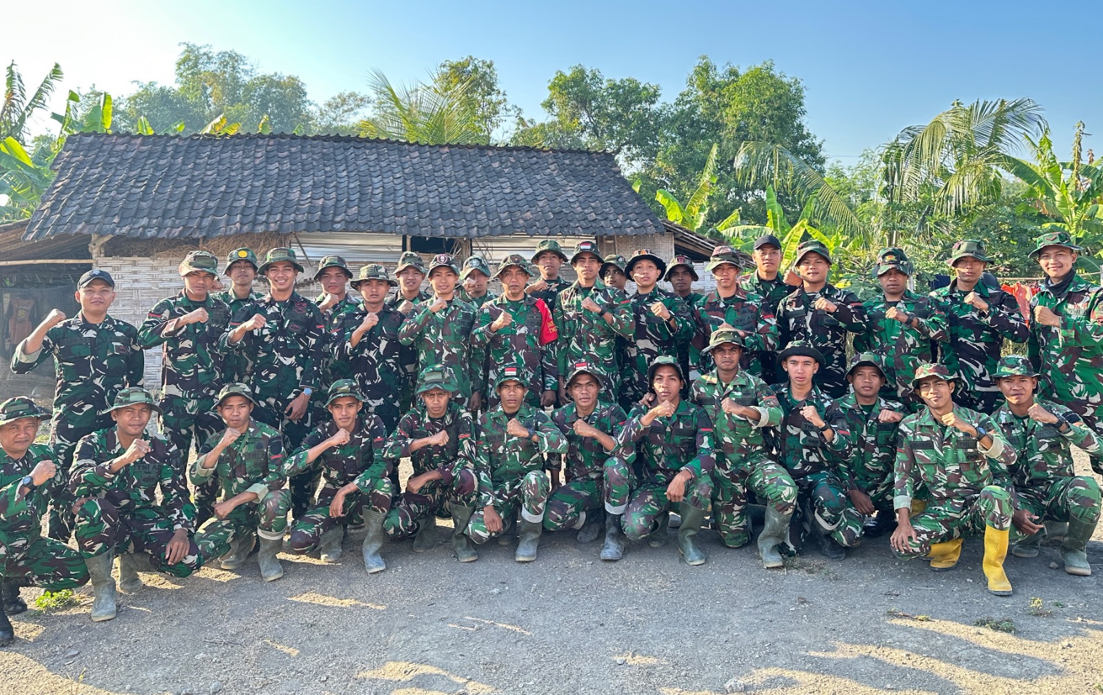 TMMD ke-129 Kodim 0813 Bojonegoro, Sinergi Lintas Matra TNI dan Warga Kesongo Percepat Pembangunan Desa Cukil