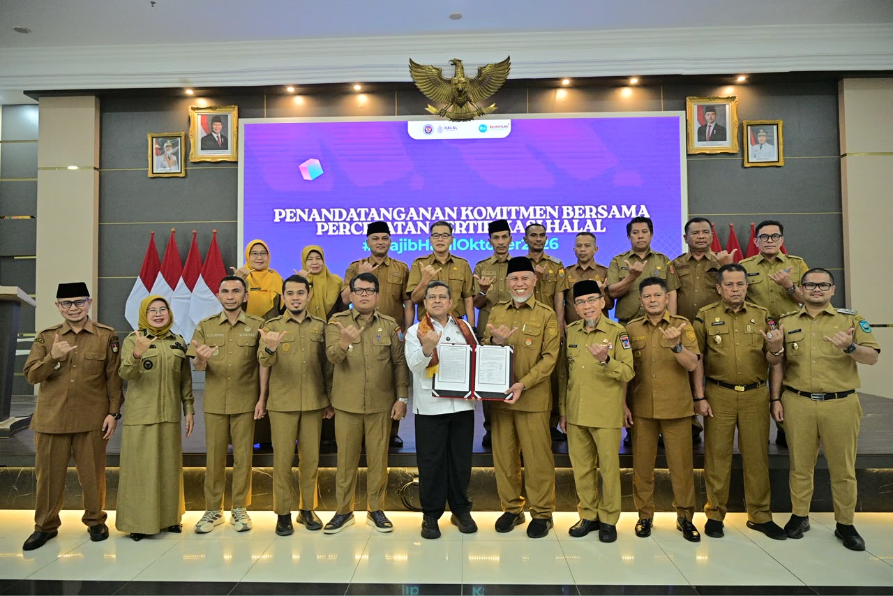 Gubernur Mahyeldi Ansharullah Ajak Kepala Daerah Percepat Sertifikasi Halal, Bidik Sumbar Jadi Pusat Ekosistem Halal Nasional