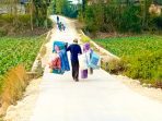 Jalan Beton TMMD ke-129 Kodim 0813 Bojonegoro Tuntas 100 Persen, Akses Ekonomi Dusun Mundu Kian Mulus