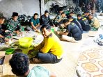 Kemanunggalan TNI-Rakyat, Warga Kesongo Gelar Makan Bersama Rayakan Kesuksesan TMMD ke- 129 Kodim 0813 Bojonegoro