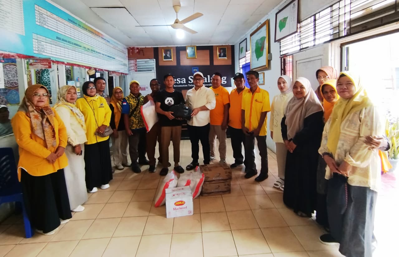 Ketika Bara Menghanguskan Tujuh Rumah, Golkar Sawahlunto Datang Membawa Harapan