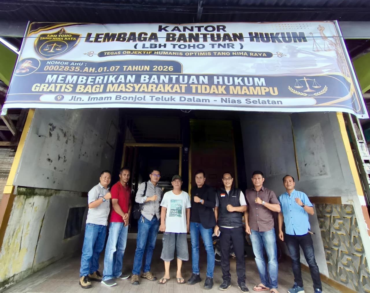 LBH TOHO-TNR Siap 'Perang Hukum' Lawan Status Tersangka Asril Gea di Polres Nias Selatan