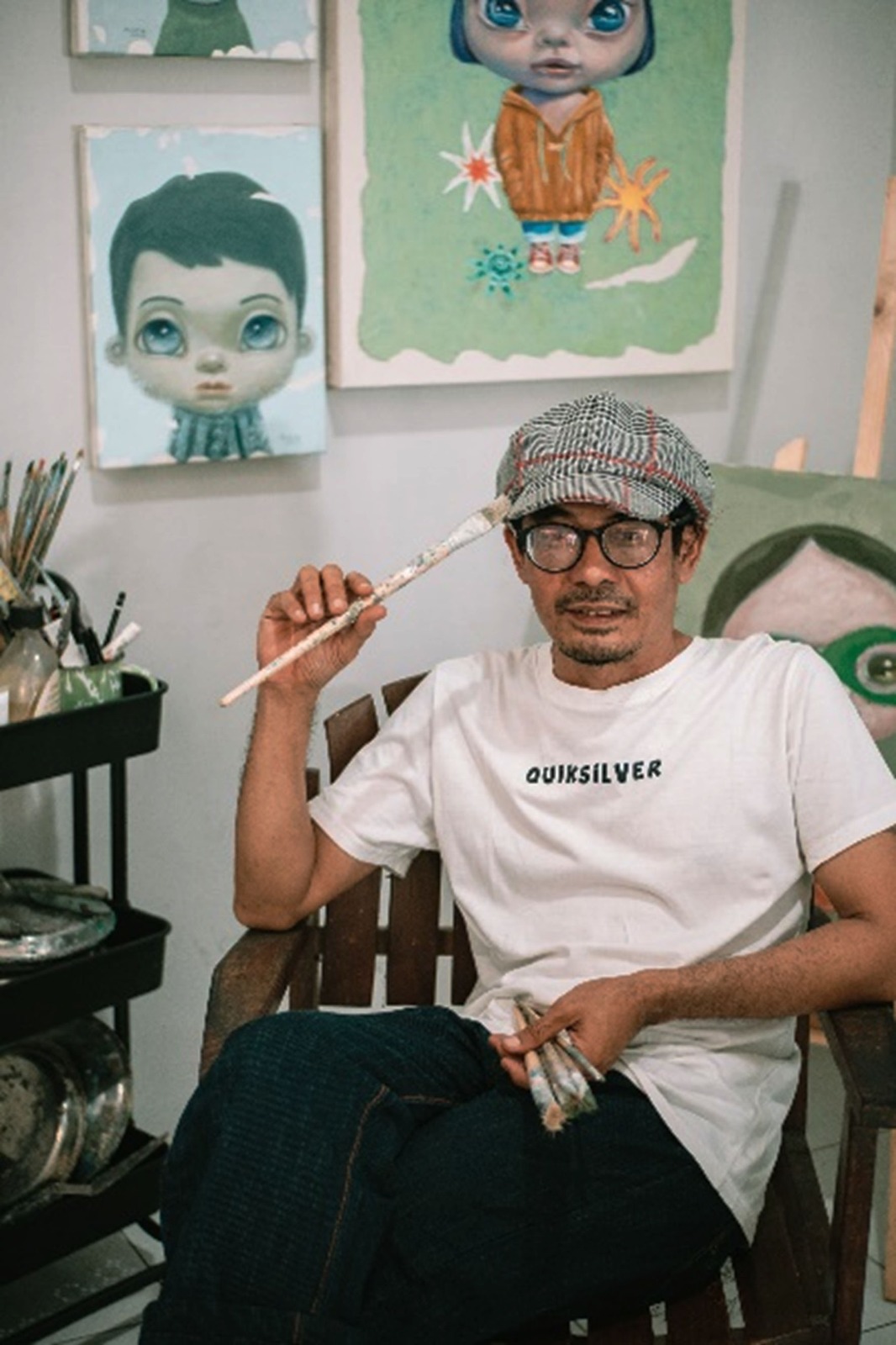Lukisan “Neo Surealis” Riki Antoni Merefresentasikan Manusia, Tumbuhan dan Hewan Secara Konsisten Terjalin Menyampaikan "Subjek Nilai-nilai Kehidupan"