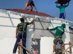 Mengukir Bakti di Tapak Perbatasan, Satgas TMMD ke-129 Kodim 0813 Bojonegoro dan Warga Kesongo Menyatu Membangun Rumah Doa
