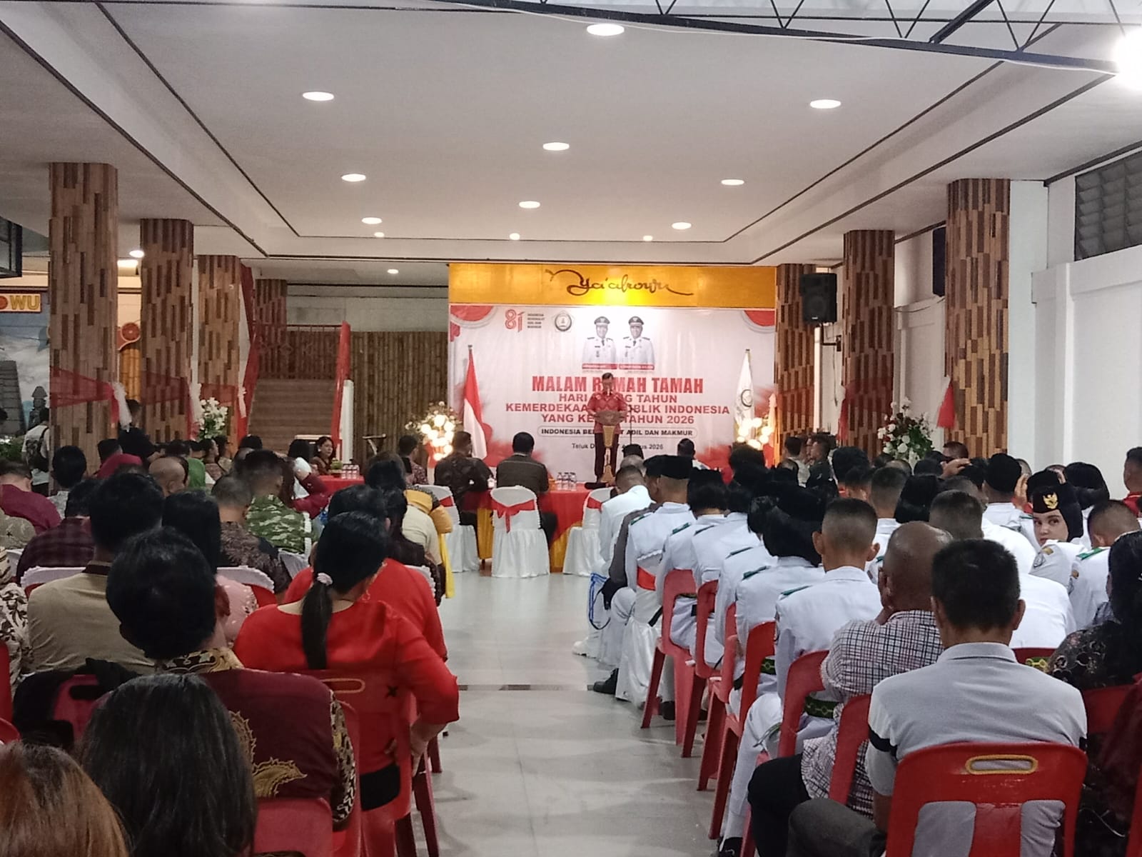 Pendopo Bupati Nias Selatan Saksi Keakraban Malam Ramah Tamah HUT RI ke-81 Bersama DPRD Kabupaten dan Provinsi