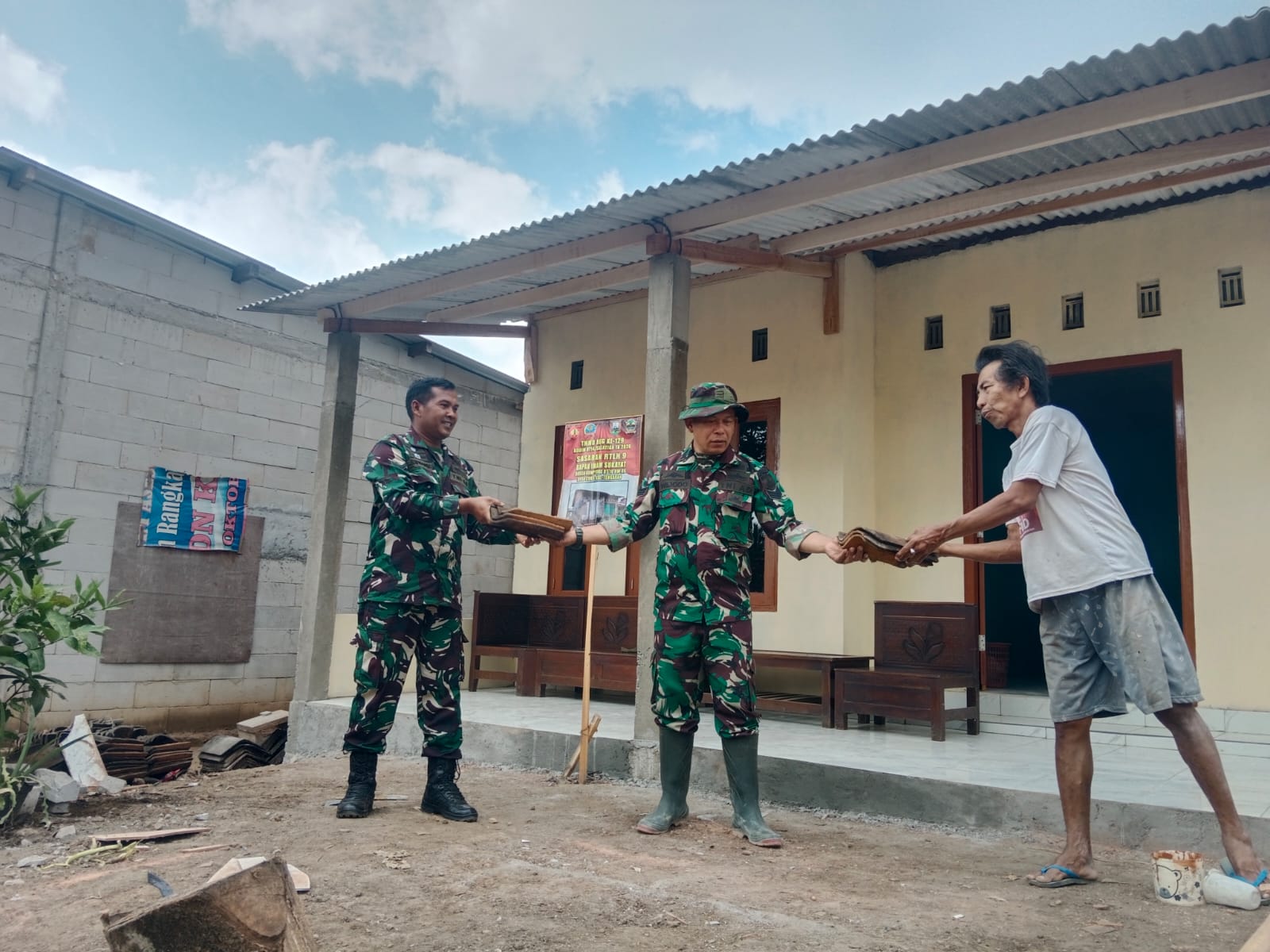 Satgas TMMD Reguler ke-129 Kodim 0714 Salatiga Kerja Penuh Semangat, Bukti Persatuan Kuat di Desa Cukil