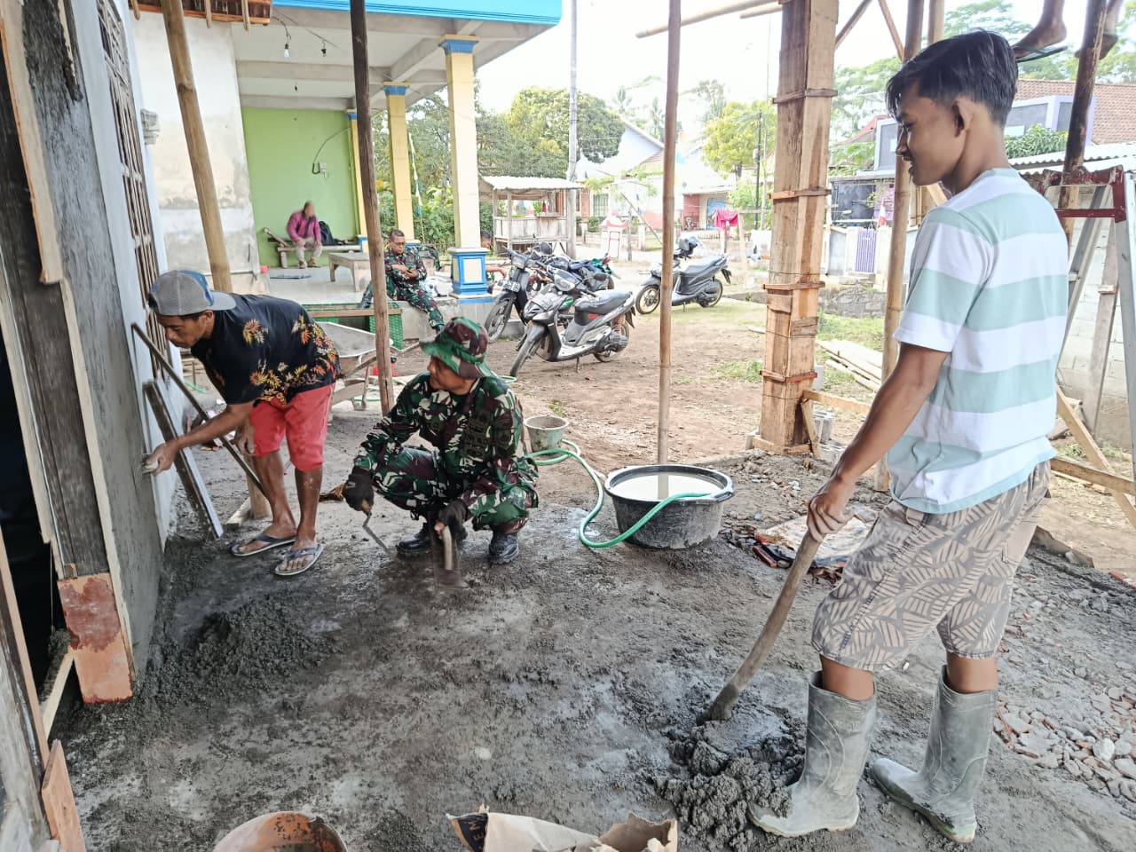 TMMD Reguler ke-129 Kodim 0714 Salatiga, Dinding yang Bertutur Tentang Perjuangan.