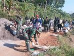 TMMD Reguler ke-129 Kodim 0714 Salatiga, Kejar Target, Waktu Tinggal Menghitung Hari, Satgas dan Warga Kebut Pengecoran Jalan