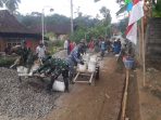 TMMD Reguler ke-129 Kodim 0714 Salatiga, Kompak Kembali Bekerja, Satgas dan Warga cukil