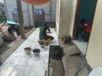 TMMD Reguler ke-129 Kodim 0714 Salatiga, Lukisan Indah di Tangan Anggota TNI, Program RTLH Percantik Rumah Warga.