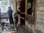 TMMD Reguler ke-129 Kodim 0714 Salatiga, Semangat Gotong Royong, Rumah Bu Jumirah Mulai Diplester Agar Rapi dan Kokoh
