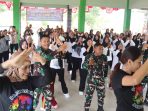 TMMD ke-129 Kodim 0813 Bojonegoro, TNI dan Warga Kesongo Menyatu dalam Irama Line Dance