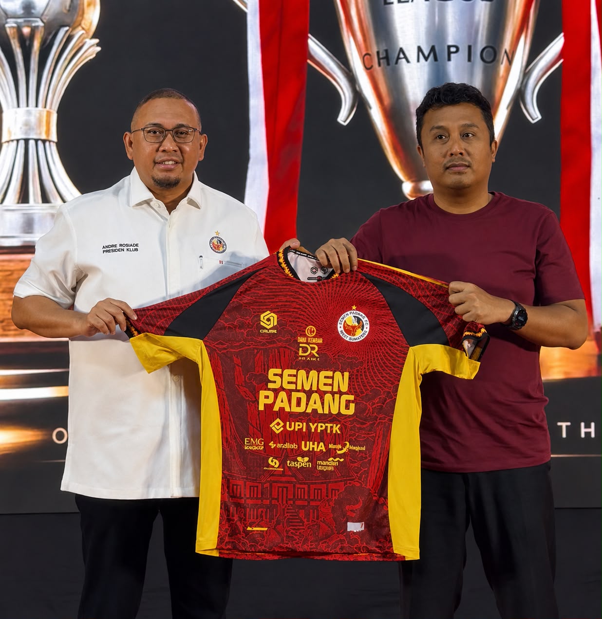 Wagub Vasko Ruseimy Apresiasi Jersi Baru Semen Padang FC, Sarat Identitas Minangkabau