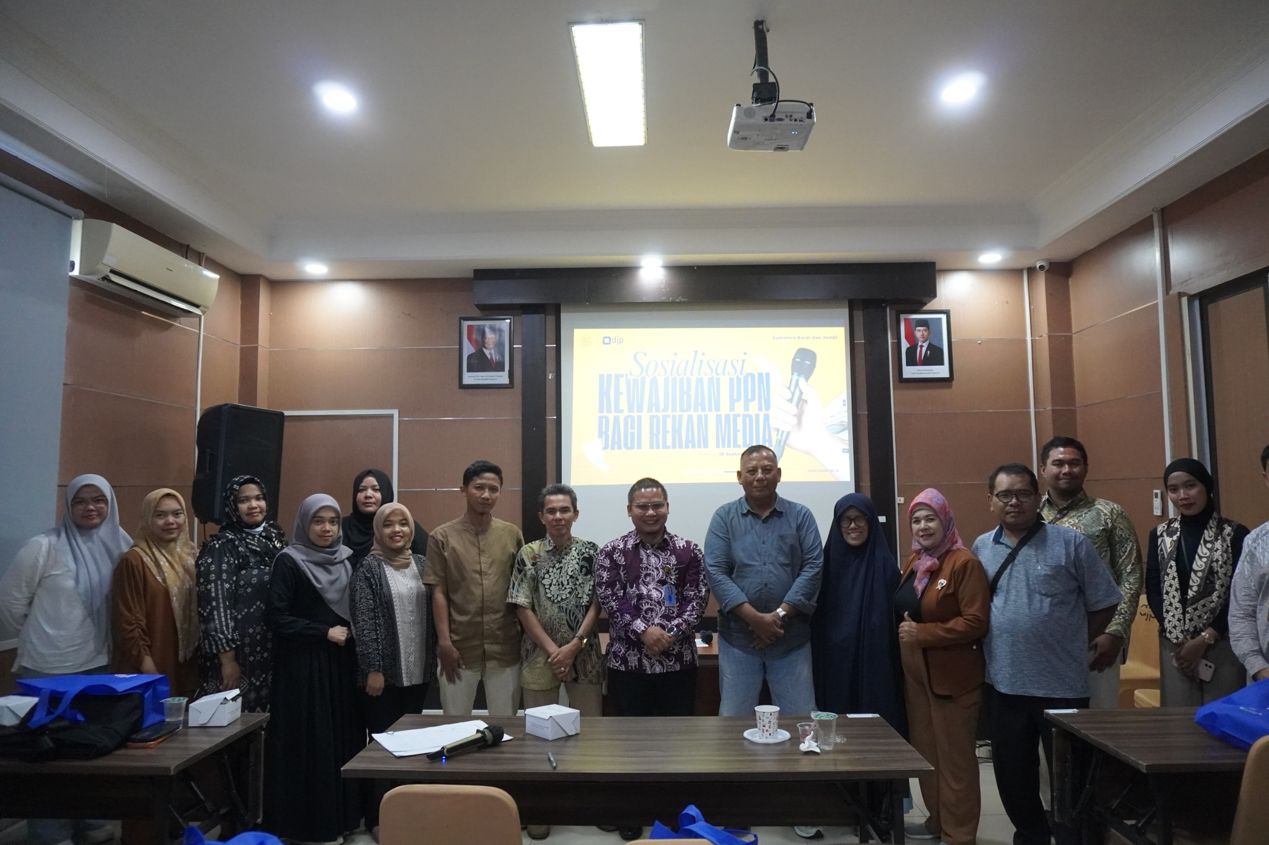 Kanwil DJP Sumbarja Buka Kelas PPN Rekan Media, Jurnalis Belajar Pajak