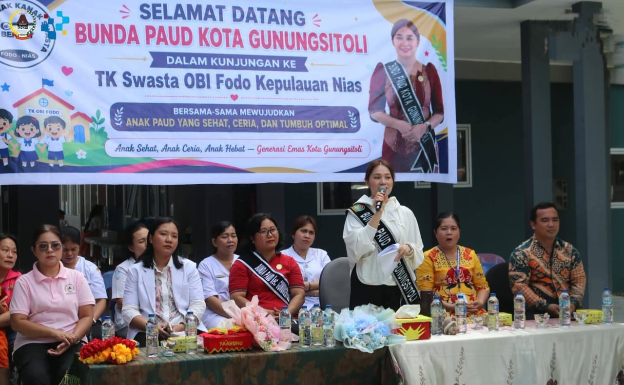 Bunda PAUD Kota Gunungsitoli Veny Sowa’a Laoli Dorong Tumbuh Kembang Anak Melalui Edukasi dan Layanan Terpadu