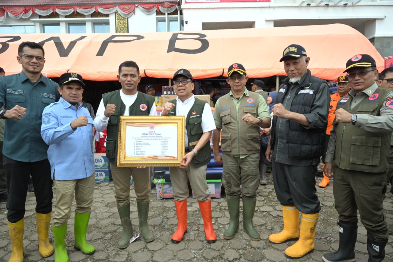 Menko PMK Pratikno Tinjau Dampak Galodo Solok, Pemerintah Perkuat Penanganan dan Mitigasi