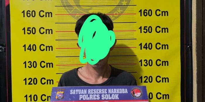 Polres Solok Amankan Pria di Cupak, Dugaan Simpan Sabu di Bawah Lemari