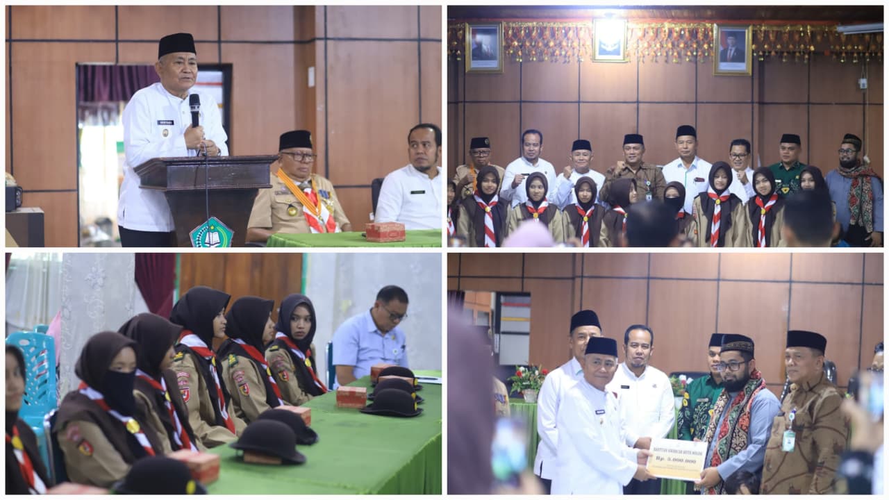 Wawako Solok Suryadi Nurdal Lepas Kontingen PPSN VI 2026, Pesantren Darut Thalib Wakili Sumbar ke Malang