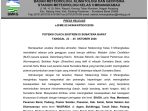 BMKG Keluarkan Peringatan Dini Cuaca Ekstrem, Gubernur Mahyeldi Ansharullah Imbau Warga Waspada BMKG Keluarkan Peringatan Dini Cuaca Ekstrem, Gubernur Mahyeldi Ansharullah Imbau Warga Waspada