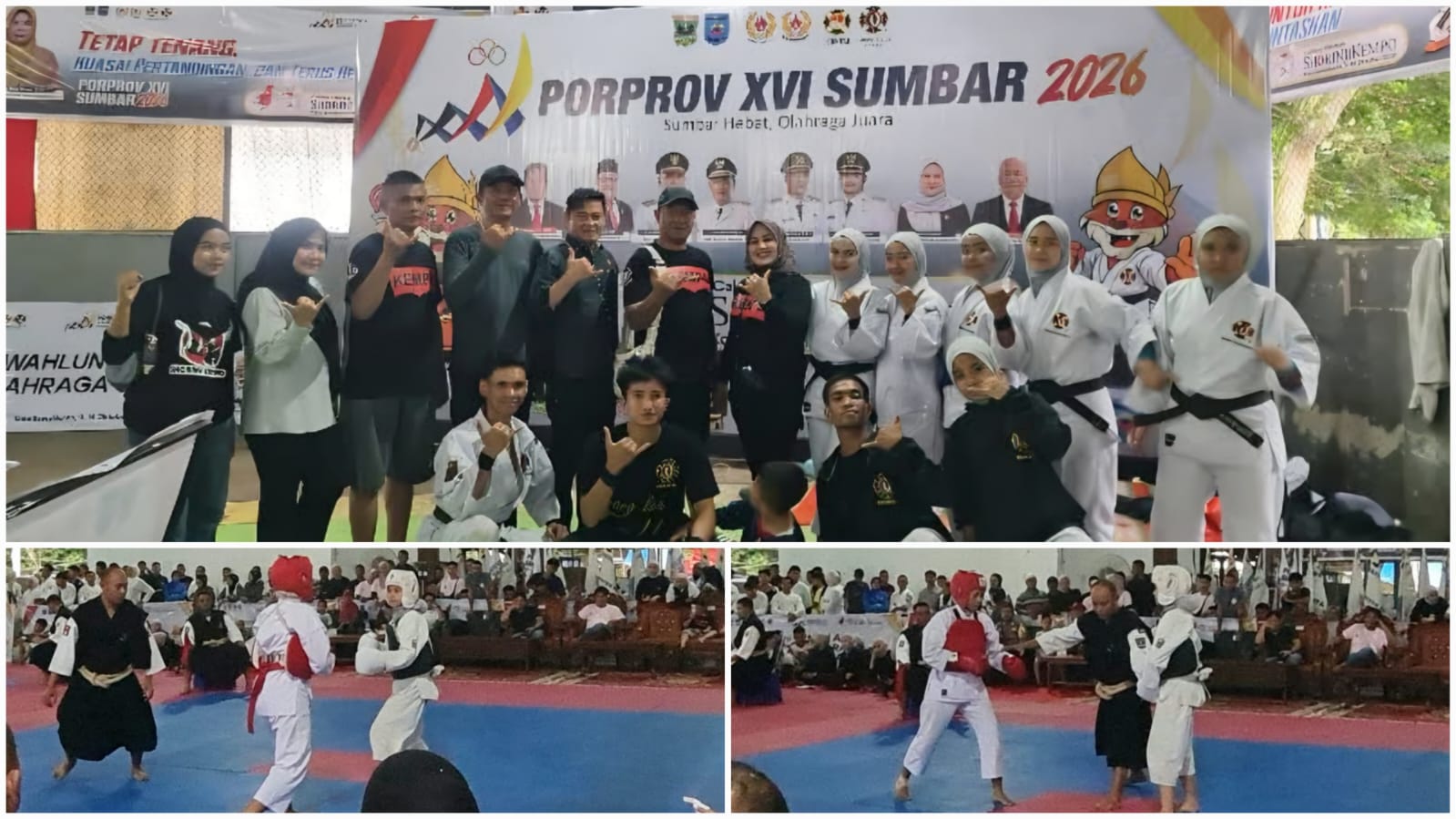 Embu Kempo Kabupaten Solok Tembus Tiga Besar, Selangkah Lagi Rebut Medali di Porprov XVI Sumbar