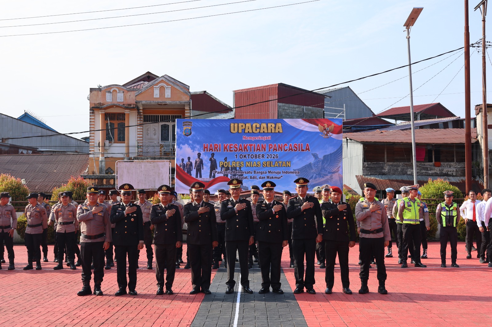 Hari Kesaktian Pancasila 2026, Polres Nias Selatan Ajak Masyarakat Jaga Persatuan dan Gotong Royong