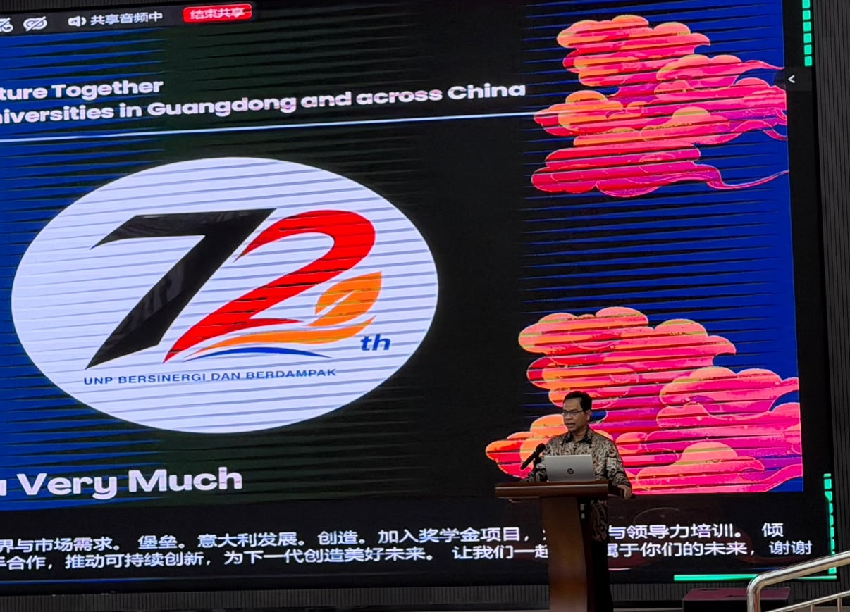 Ikut Serta dalam Delegasi Padang Juara ke China, Universitas Negeri Padang Tawarkan Kolaborasi Internasional di Qingyuan Campus