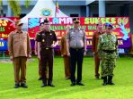 Perkuat Soliditas, Polres Nias Selatan Hadiri Peringatan Hari Jadi TNI ke-81 di Mako Lanal