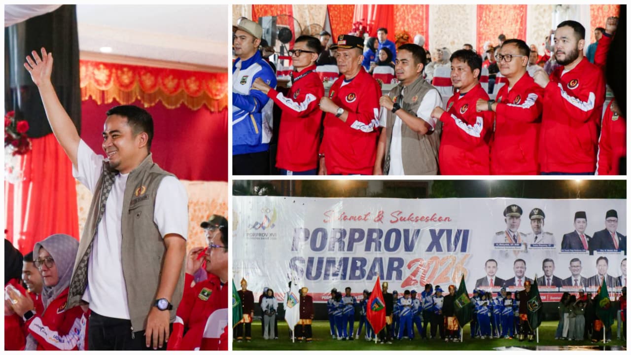 Wali Kota Solok Ramadhani Kirana Putra Hadiri Pembukaan Porprov XVI Sumbar 2026