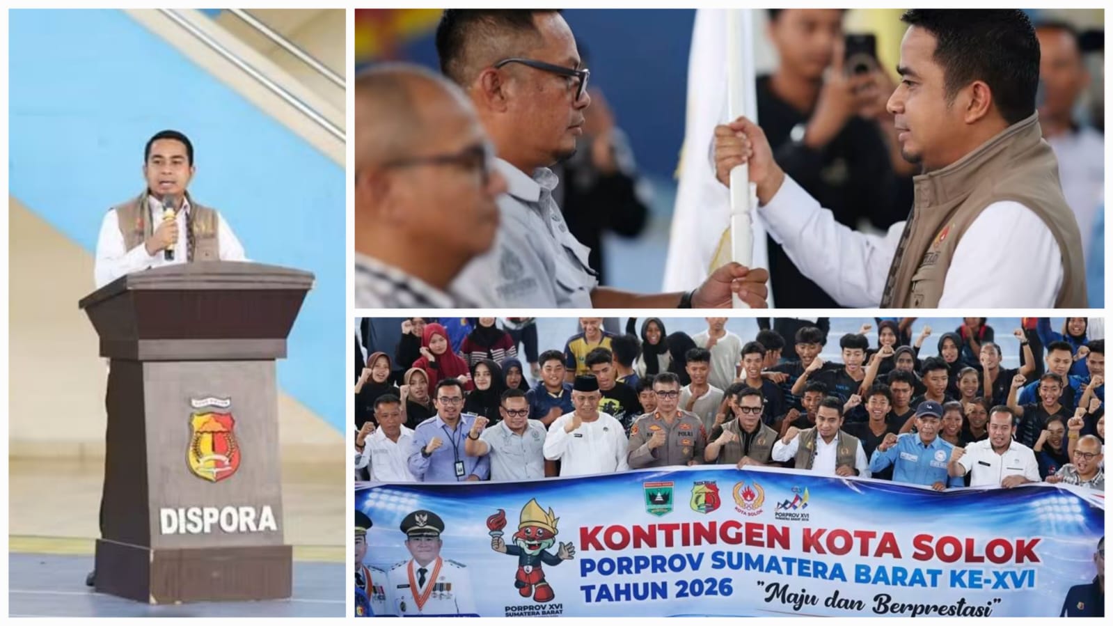 Wali Kota Solok Ramadhani Kirana Putra Lepas 740 Anggota Kontingen Porprov XVI Sumbar