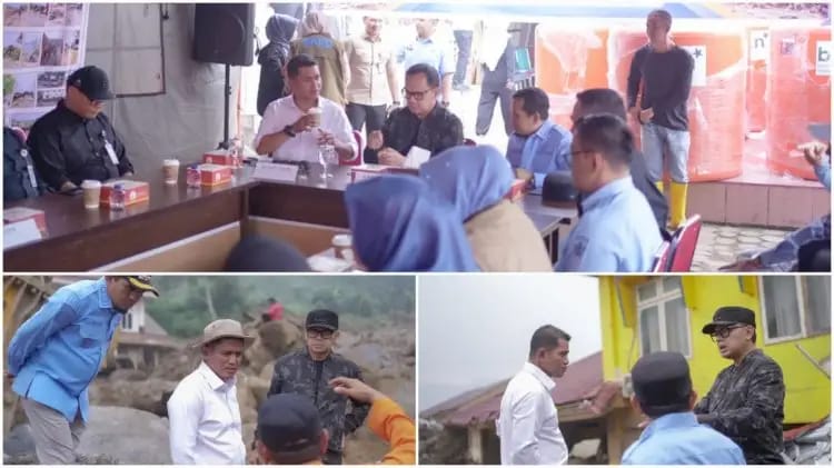 Wamendagri Republik Indonesia Bima Arya Sugiarto Tinjau Penanganan Pascagalodo di Kabupaten Solok, Soroti Infrastruktur dan Anggaran Pemulihan